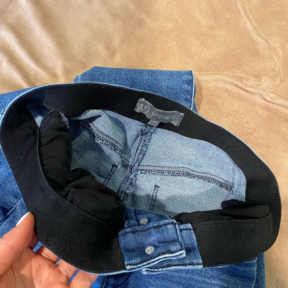 Wit & Wisdom Blue Straight Leg Jeans - Picture 6 of 8